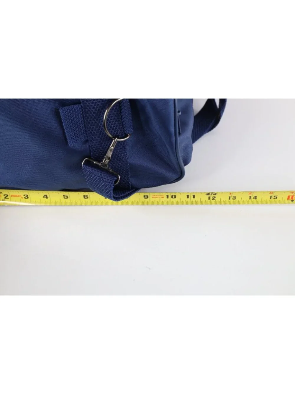 Vintage 80s 90s Givenchy Spell Out Handled Duffel Bag Gym Bag Weekender Blue